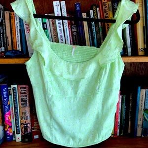 Free People blouse crop top